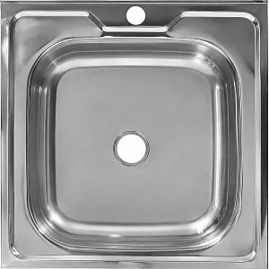 Мойка для кухни ZM 5050 0.4/160мм мат. хром 50*50