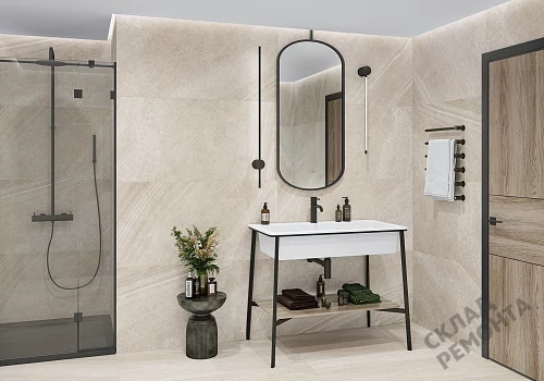 Фото Керамогранит матовый Alma Ceramica Олса GFU60120OLS40R бежевый 1200*600*8,5 – купить в Чите: цена, описание, фото. Интернет-магазин 2