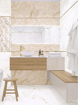 Плитка настенная Alma Ceramica Невада TWU09NVD404 бежевый 249*500