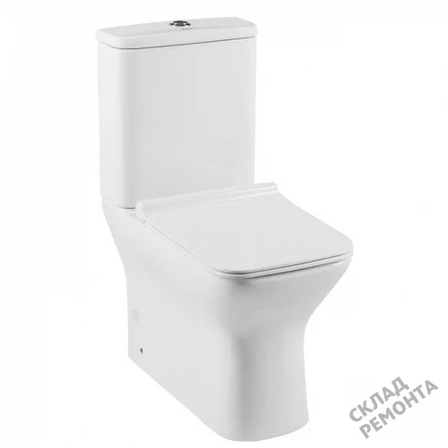 Фото Унитаз напольный Aquanet Cube-C 210759 безободковый купить в Чите: цена, описание, фото. Интернет-магазин 1