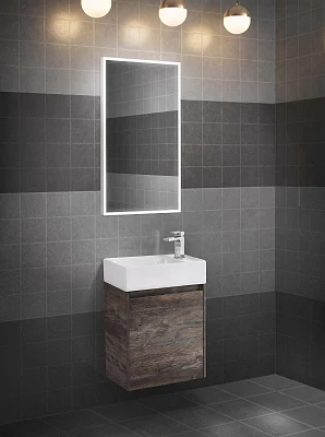 Зеркало подвесное BelBagno SPC-AL-500-900 50 без подсветки, сатин