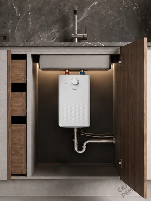 Фото Водонагреватель накопительный Haier EC5U(EU) 5 л. – купить в Чите: цена, описание, фото. Интернет-магазин 1