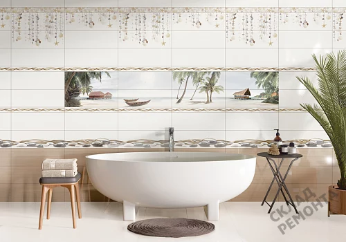 Фото Вставка Alma Ceramica Айленд DWA11ALD004 разноцветный 200*600 – купить в Чите: цена, описание, фото. Интернет-магазин 2