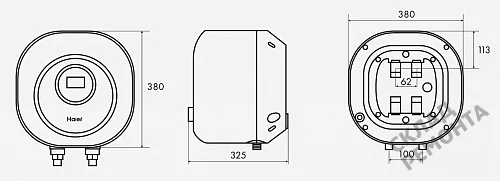 Фото Водонагреватель накопительный Haier ES15V-EQ1 15 л. – купить в Чите: цена, описание, фото. Интернет-магазин 6