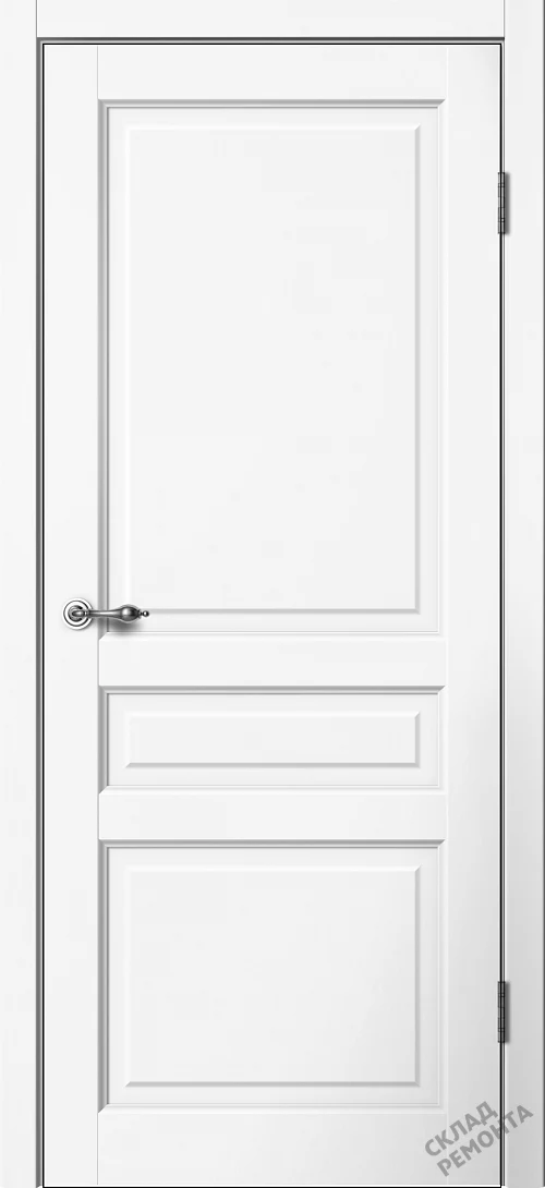 Фото Дверь FlyDoors Классик С03 белый, эмалит, без стекла – купить в Чите: цена, описание, фото. Интернет-магазин. 1