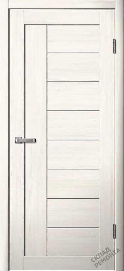 Фото Дверь FlyDoors Ла Стелла 201 ясень снежный, экошпон, матовое стекло – купить в Чите: цена, описание, фото. Интернет-магазин. 1